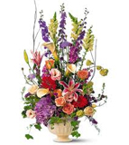 Exotic Mixed Flowers in Vase