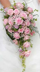 Send Pink Bridal flower arrangement to Chennai.
