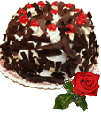 1Lb.Black forest cake